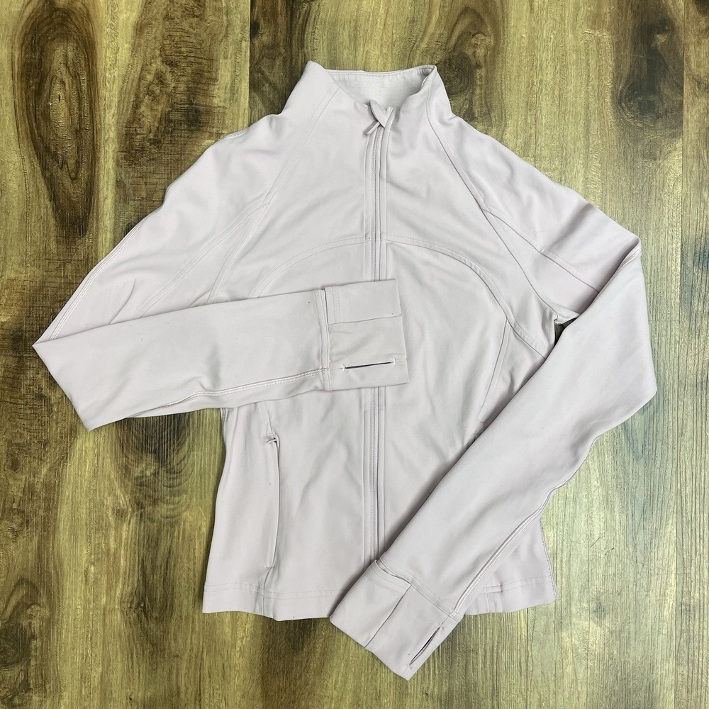 LULULEMON Define Jacket Performance Full Zip Cropped Nulu Pink Size 4